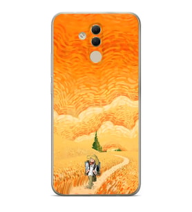 Huawei Mate 20 Lite Uyumlu Baskılı Yumuşak Silikon Şeffaf Telefon Kılıfı