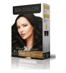 Sea Color Saç Boyası 6/11 Yoğun Koyu Küllü Kumral