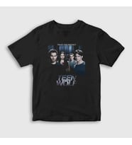 Presmono Unisex Çocuk Siyah Poster V2 Dizi Teen Wolf T-Shirt 338418tt
