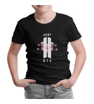 BTS - Logo Hit Siyah Çocuk Tshirt