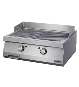 Öztiryakiler Elektrikli Grill Plate, Oluklu, Krom Kaplı, 80x90x30 Cm, Oge 8090 N C