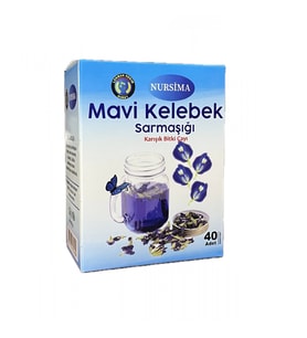 Mavi Kelebek Sarmaşığı Çayı 40lı Süzen Poşet Çay