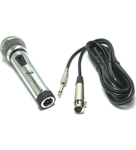 Pawer PW-102 Profesyonel Kablolu El Mikrofonu Metal Kasa
