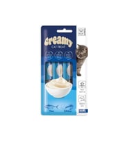 M-Pets Creamy Ton Balıklı ve Karidesli Sıvı Kedi Ödülü 4x15gr (Çok Renkli)