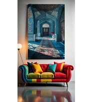 GÜZEL MİMARİLER V33 Ev Duvar Salon Güzellik Salonu Ofis Dükkan Dekarasyon Kanvas Tablo (Çok Renkli)
