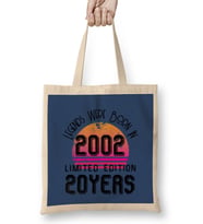 2002 Birthday Gift - Made, Born in 2002 Gift - 20rd Birthday Gift Vintage   Style Bez Çanta Uzun Saplı