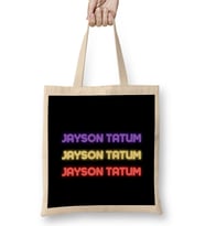 Jayson Tatum- Basketball gifts Vintage Retro Rainbow Quotes For BOYS AND Dad Bez Çanta Uzun Saplı