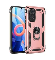 Xiaomi Redmi Note 12s Kılıf Sofya Yüzüklü Silikon Kapak - Rose