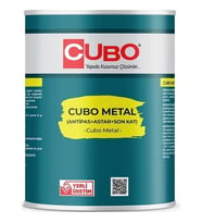 Cubo Metal Pas Boyası Ral 7016 Antrasit Gri̇ 0,75 Litre