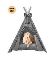 İsme Özel Yıkanabilir Femurarlı Büyük Irk Köpek Çadırı 100x100 Cm