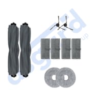 Dreame X40 MASTER-X40 ULTRA-L40 ULTRA UYUMLU 2 Ana Fırça 2 Yan Fırça 4 Filtre 2 Mop
