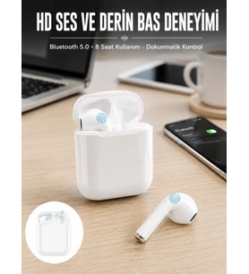 2.nesil Tws Bluetooth Kulaklık Yüksek Ses Kaliteli Yeni Nesil