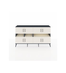 Arges Konsol 8 Raflı 8 Kapaklı 176x30x99 Antrasit-Aytaşı