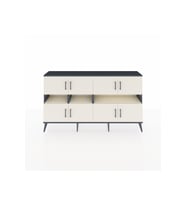 Arges Konsol 8 Raflı 8 Kapaklı 176x30x99 Antrasit-Aytaşı