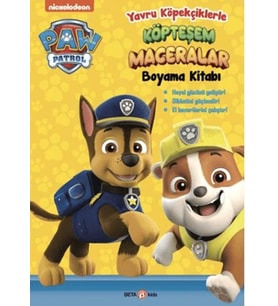 Paw Patrol Yavru Köpekçiklerle Köpteşem Maceralar Boyama Kitabı
