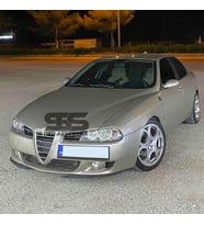 Alfa Romeo 147 Cupra R Uyumlu Ön Lip Mat Siyah Ön Tampon Lip