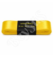 Saten Kurdele 30 mm Sarı