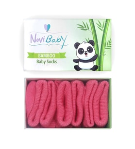 Novibaby 3'lü Bambu Yenidoğan Bebek Çorap I Candy I 0-6 ay (Karışık)