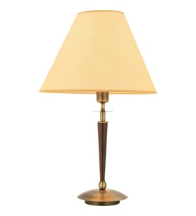 AVONNI HML-9009-1EB Eskitme Kaplama Masa Lambası E27 Metal Ahşap Kumaş 40cm