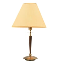 AVONNI HML-9009-1EB Eskitme Kaplama Masa Lambası E27 Metal Ahşap Kumaş 40cm