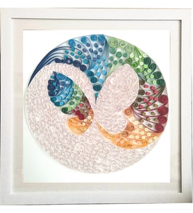 Quilling Kelebek YİN-YANG Tablo
