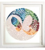 Quilling Kelebek YİN-YANG Tablo