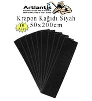 Renkli Krapon Kağıdı 50x200 cm 10 Adet Renkli Grapon Kağıdı Okul Sınıf Etkinlik Kreş Okul Öncesi Kırapon Grafon (Siyah)