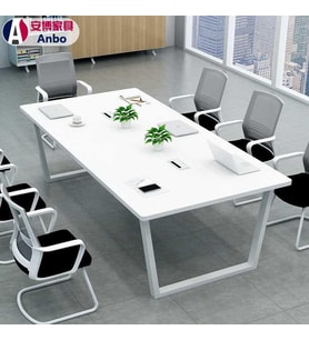 More Ofis - Komple Mat Beyaz - Toplantı Masası