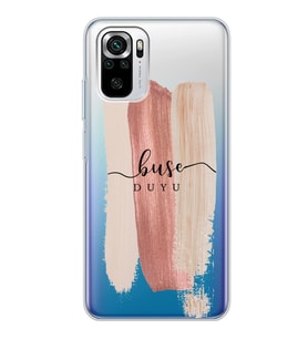 Xiaomi Make-up Brush Tasarımlı Şeffaf Telefon Kılıfı