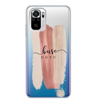 Xiaomi Make-up Brush Tasarımlı Şeffaf Telefon Kılıfı