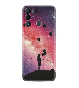 Tecno Pova Neo Kılıf Resimli Desenli Baskılı Silikon Flowers Cat 2 1349