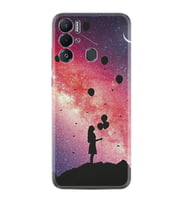 Tecno Pova Neo Kılıf Resimli Desenli Baskılı Silikon Flowers Cat 2 1349