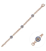 Nusnus Nazar Bocuğu Kadın Bileklik ZNC 2200 11.20 GR Gold