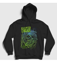 Presmono Unisex Siyah Poster Metal Killswitch Engage Kapüşonlu Sweatshirt 539770tt
