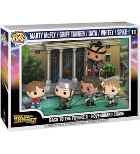 Funko Pop Moments Deluxe: Back To The Future Ii - Hoverboard Chase, Oyuncak Figür (Krem)