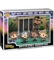 Funko Pop Moments Deluxe: Back To The Future Ii - Hoverboard Chase, Oyuncak Figür (Krem)