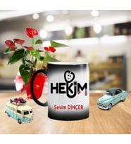 Kişiye Özel Hekim Sihirli Kupa Bardak