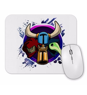 Shovel Knight Head Mouse Pad