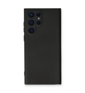 Samsung Galaxy S24 Ultra Kılıf Nano İçi Kadife Silikon - Siyah