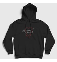 Presmono Unisex Beyaz Fine Line Harry Styles Kapüşonlu Sweatshirt 317549tt (Siyah)