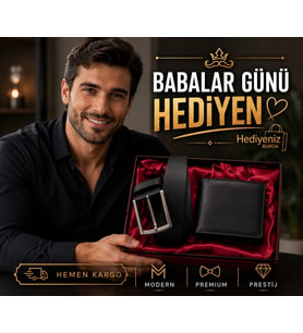KAYADER Yeni Sezon Babalar Gününe Özel, Hakiki Dana Deri Cüzdan ve hakiki deri kemer Eşe Babaya Arkadaşa Hediye.