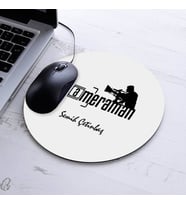 Hediyelik Kameraman Temalı Yuvarlak Mousepad