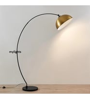 mylights retro  vintage  rustik mafsalı harekli lambader köşe lambası  yerden aydınlatma (Siyah)