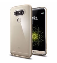 Spigen G5 ile Uyumlu Kılıf Neo Hybrid Crystal Champagne Gold
