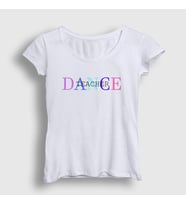 Presmono Kadın Beyaz Dance Teacher Hediye Dans Hocası T-Shirt 507707tt (Beyaz)
