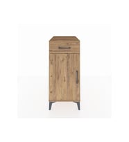 Kronos Komodin 2 Raflı Tek Çekmeceli Tek Kapaklı 44x59x96 Çam-Çam
