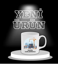 Mühendis Kişiye Özel Hediye Seramik Kupa Bardak