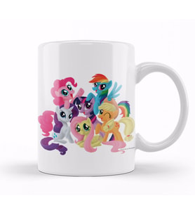 My Little Pony Birthday 02 Kupa Bardak Porselen