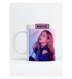 Blackpink Rose Baskılı Porselen Kupa Bardak