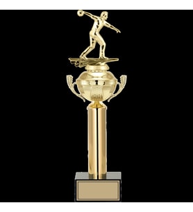 ODAK KUPA - Figürlü Kupalar - Bowling Erkek Figürlü Kupalar FG-048 A - 44 cm